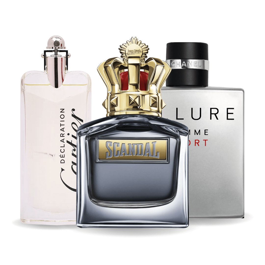 Sada 3 Parfémů | Allure Homme Sport · Scandal · Cartier Declaration