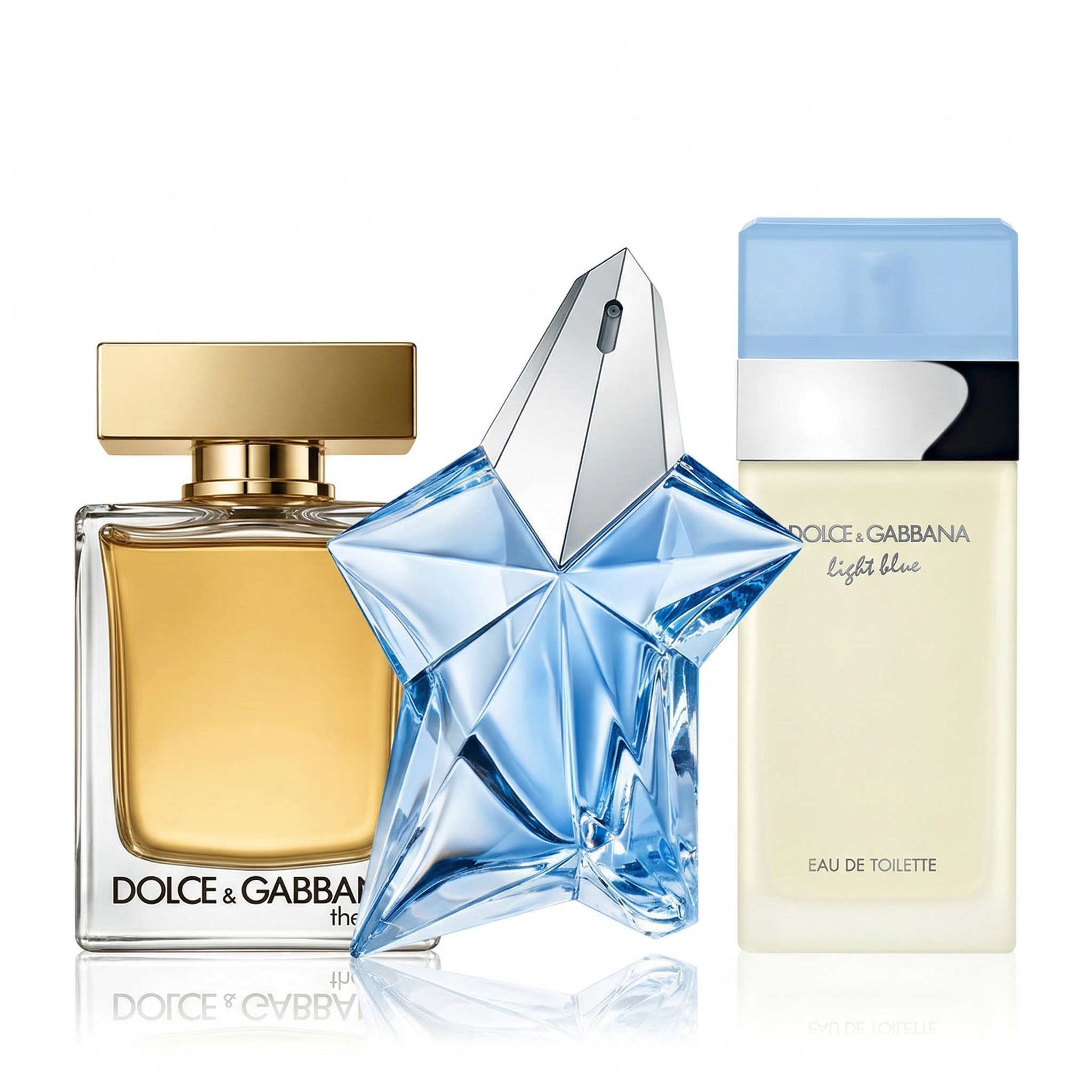 Sada 3 Parfémů | Light Blue · The One · Angel