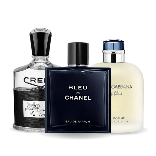 Sada 3 Parfémů | Bleu de Chanel · Creed Aventus · Light Blue