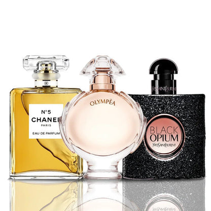 Sada 3 Parfémů | Chanel N°5 · Olympéa · Black Opium